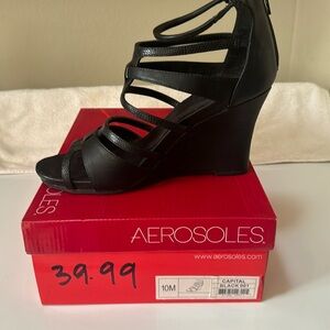 Aerosols Capital Wedge Sandal